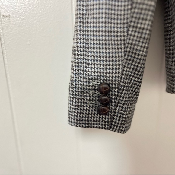 J Crew Schoolboy Blazer Wool Blend Houndstooth Women's Size 2 - Picture 9 of 10